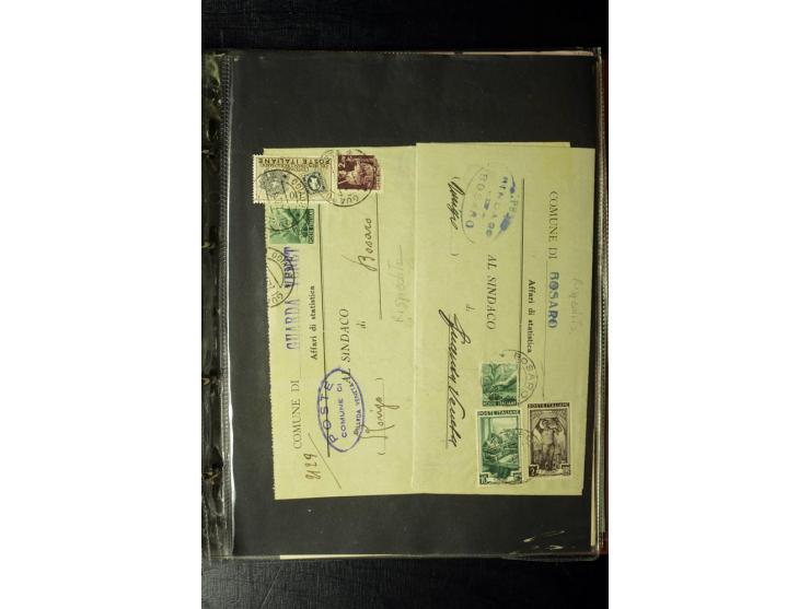 1800/1970 (ca.), rund 500 Briefe, Karten und Ganzsachen, dabei Reco, Zensur, Luftpost, Feldpost etc.