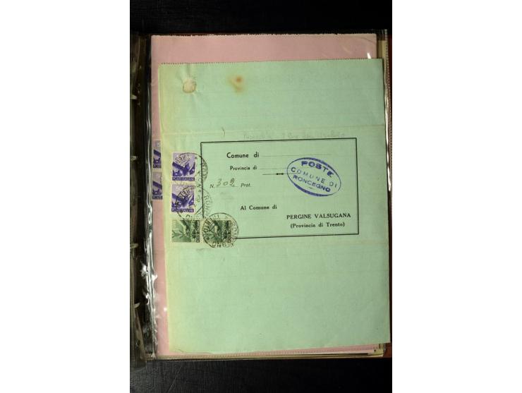 1800/1970 (ca.), rund 500 Briefe, Karten und Ganzsachen, dabei Reco, Zensur, Luftpost, Feldpost etc.