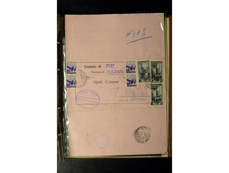 1800/1970 (ca.), rund 500 Briefe, Karten und Ganzsachen, dabei Reco, Zensur, Luftpost, Feldpost etc.