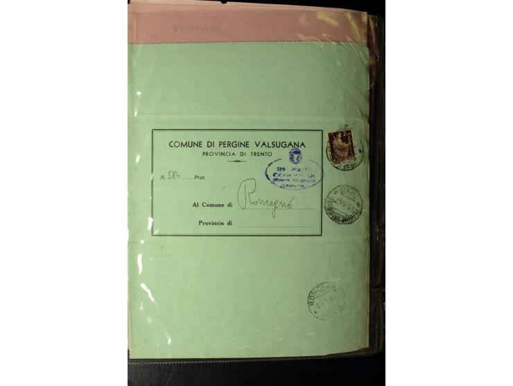 1800/1970 (ca.), rund 500 Briefe, Karten und Ganzsachen, dabei Reco, Zensur, Luftpost, Feldpost etc.