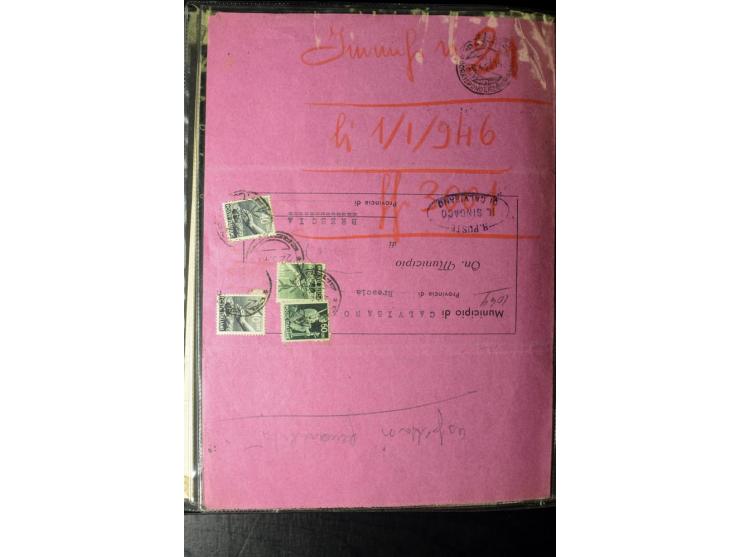 1800/1970 (ca.), rund 500 Briefe, Karten und Ganzsachen, dabei Reco, Zensur, Luftpost, Feldpost etc.