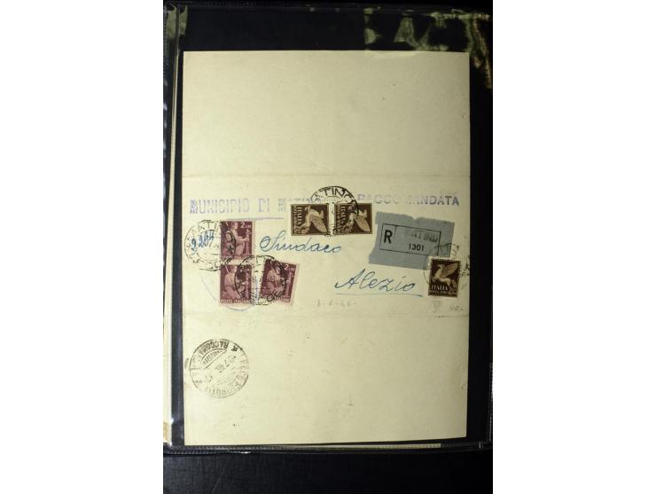 1800/1970 (ca.), rund 500 Briefe, Karten und Ganzsachen, dabei Reco, Zensur, Luftpost, Feldpost etc.