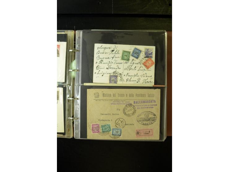 1800/1970 (ca.), rund 500 Briefe, Karten und Ganzsachen, dabei Reco, Zensur, Luftpost, Feldpost etc.