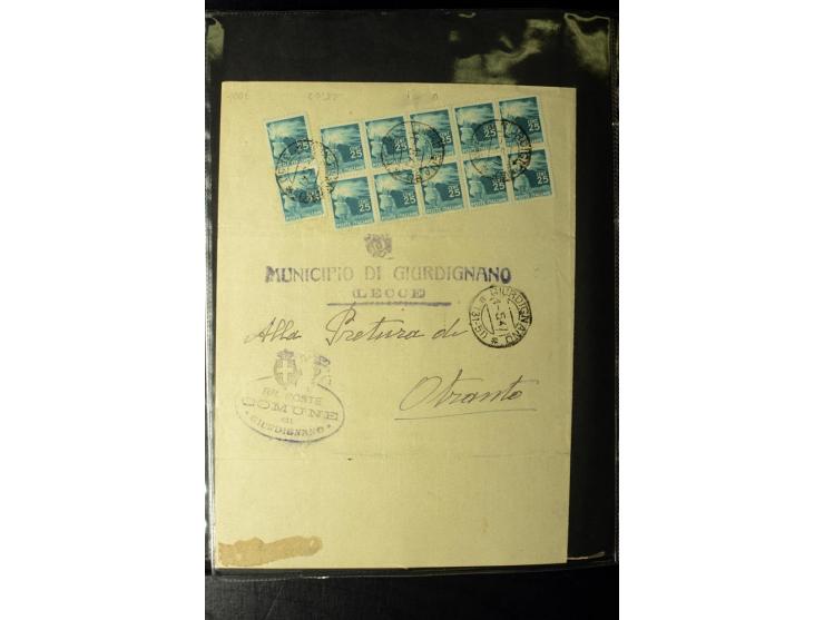 1800/1970 (ca.), rund 500 Briefe, Karten und Ganzsachen, dabei Reco, Zensur, Luftpost, Feldpost etc.