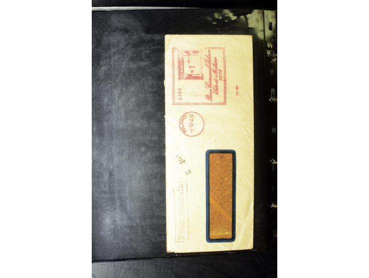 1800/1970 (ca.), rund 500 Briefe, Karten und Ganzsachen, dabei Reco, Zensur, Luftpost, Feldpost etc.
