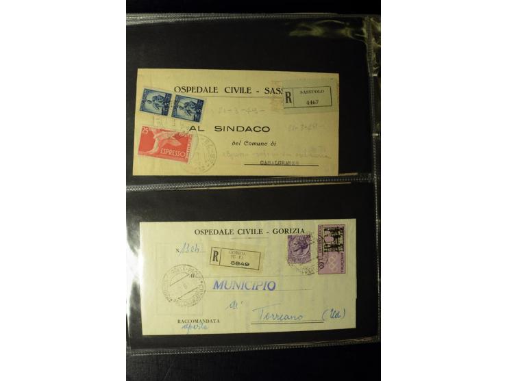 1800/1970 (ca.), rund 500 Briefe, Karten und Ganzsachen, dabei Reco, Zensur, Luftpost, Feldpost etc.