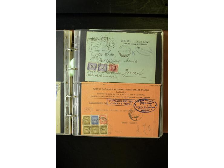 1800/1970 (ca.), rund 500 Briefe, Karten und Ganzsachen, dabei Reco, Zensur, Luftpost, Feldpost etc.