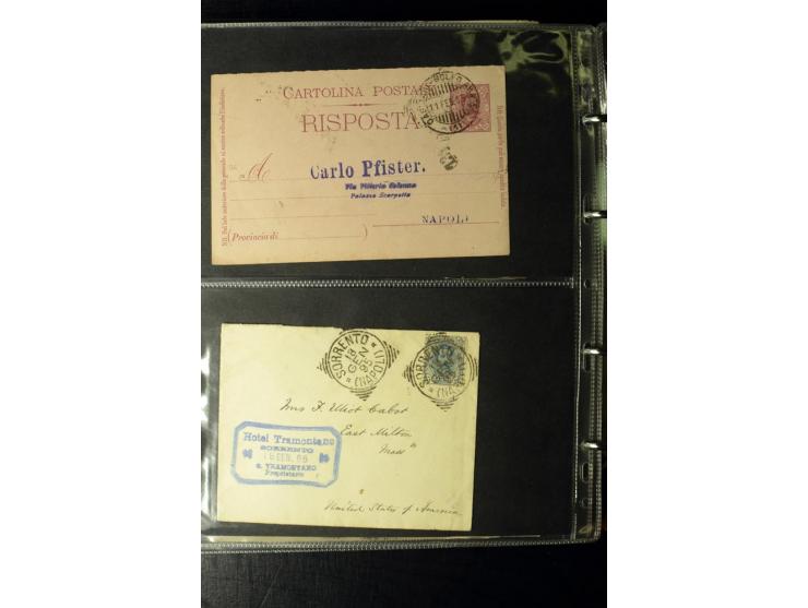 1800/1970 (ca.), rund 500 Briefe, Karten und Ganzsachen, dabei Reco, Zensur, Luftpost, Feldpost etc.