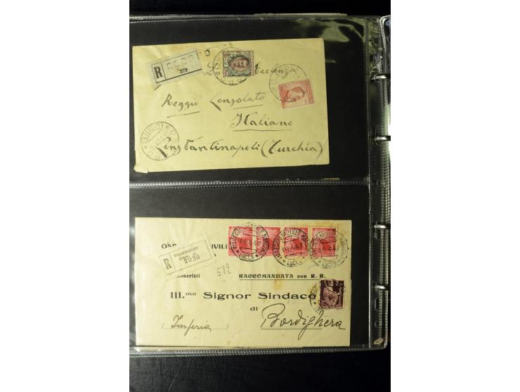 1800/1970 (ca.), rund 500 Briefe, Karten und Ganzsachen, dabei Reco, Zensur, Luftpost, Feldpost etc.