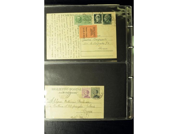 1800/1970 (ca.), rund 500 Briefe, Karten und Ganzsachen, dabei Reco, Zensur, Luftpost, Feldpost etc.