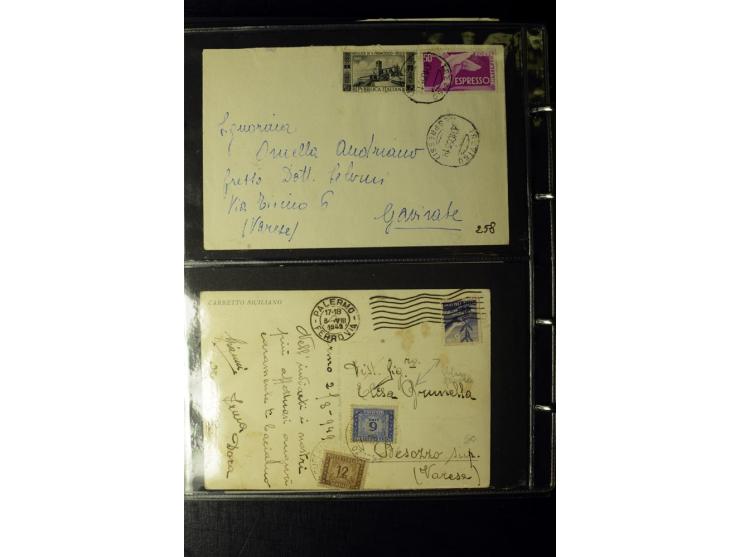 1800/1970 (ca.), rund 500 Briefe, Karten und Ganzsachen, dabei Reco, Zensur, Luftpost, Feldpost etc.