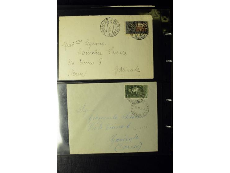 1800/1970 (ca.), rund 500 Briefe, Karten und Ganzsachen, dabei Reco, Zensur, Luftpost, Feldpost etc.