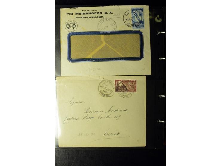 1800/1970 (ca.), rund 500 Briefe, Karten und Ganzsachen, dabei Reco, Zensur, Luftpost, Feldpost etc.