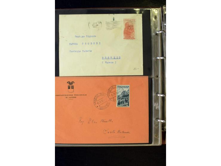 1800/1970 (ca.), rund 500 Briefe, Karten und Ganzsachen, dabei Reco, Zensur, Luftpost, Feldpost etc.