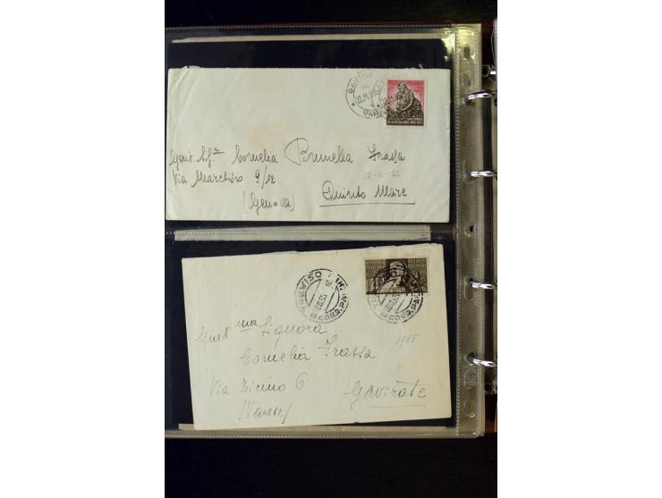 1800/1970 (ca.), rund 500 Briefe, Karten und Ganzsachen, dabei Reco, Zensur, Luftpost, Feldpost etc.