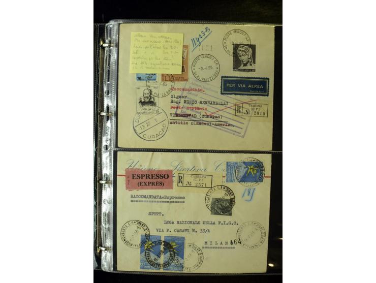 1800/1970 (ca.), rund 500 Briefe, Karten und Ganzsachen, dabei Reco, Zensur, Luftpost, Feldpost etc.