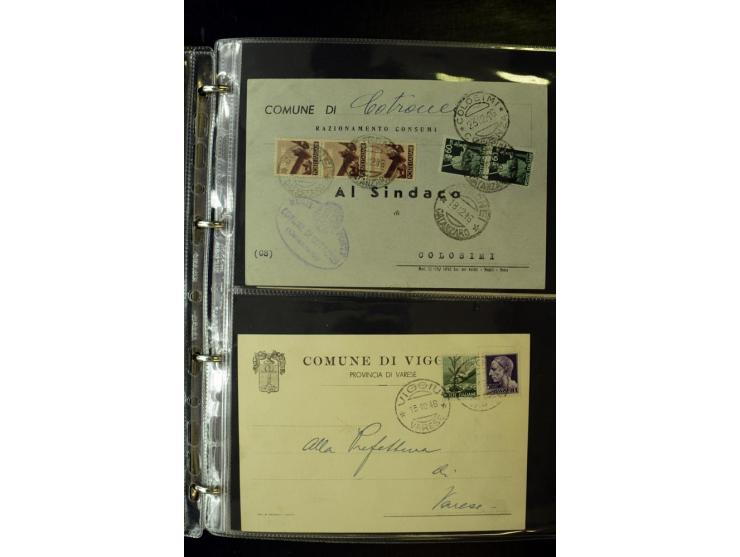 1800/1970 (ca.), rund 500 Briefe, Karten und Ganzsachen, dabei Reco, Zensur, Luftpost, Feldpost etc.