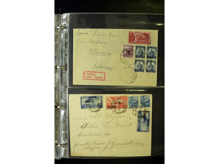 1800/1970 (ca.), rund 500 Briefe, Karten und Ganzsachen, dabei Reco, Zensur, Luftpost, Feldpost etc.