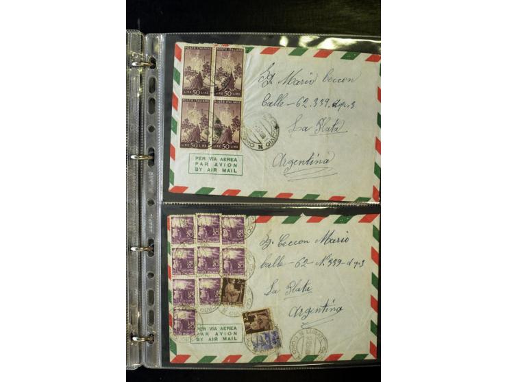 1800/1970 (ca.), rund 500 Briefe, Karten und Ganzsachen, dabei Reco, Zensur, Luftpost, Feldpost etc.