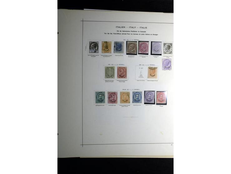 1860/1960 (ca.), postfrischer, ungebrauchter und gestempelter Sammlungsbestand im Album, dabei viel besseres Material