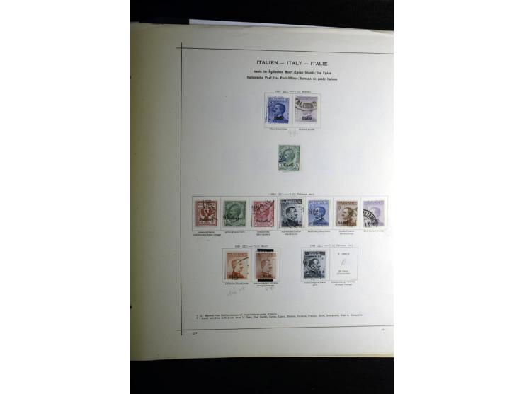 1860/1960 (ca.), postfrischer, ungebrauchter und gestempelter Sammlungsbestand im Album, dabei viel besseres Material