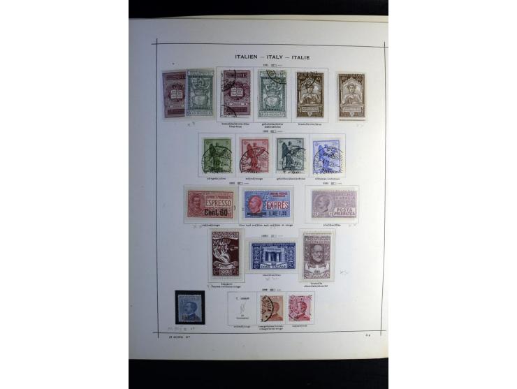 1860/1960 (ca.), postfrischer, ungebrauchter und gestempelter Sammlungsbestand im Album, dabei viel besseres Material