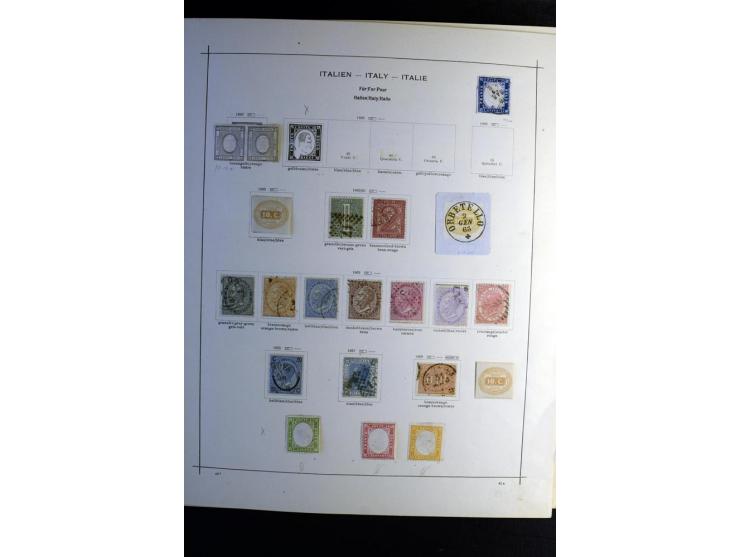 1860/1960 (ca.), postfrischer, ungebrauchter und gestempelter Sammlungsbestand im Album, dabei viel besseres Material