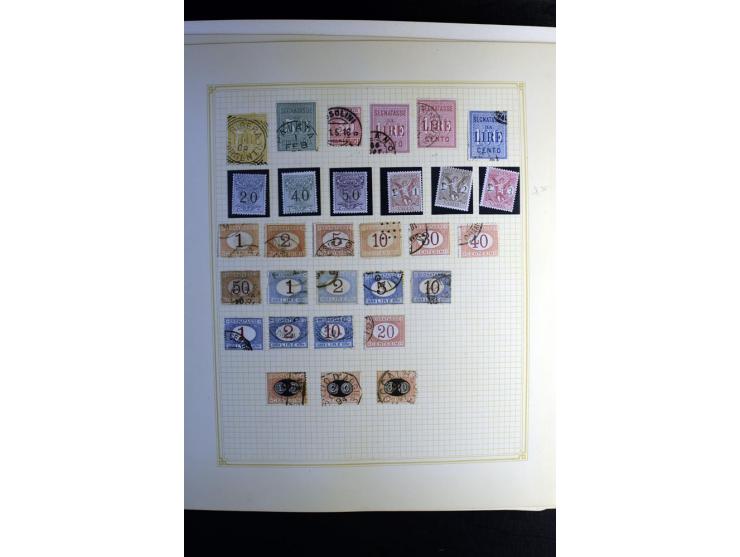1860/1960 (ca.), postfrischer, ungebrauchter und gestempelter Sammlungsbestand im Album, dabei viel besseres Material