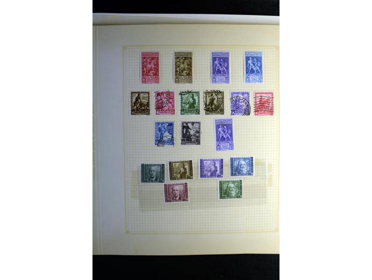 1860/1960 (ca.), postfrischer, ungebrauchter und gestempelter Sammlungsbestand im Album, dabei viel besseres Material