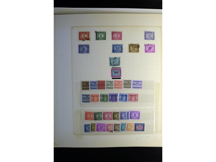 1860/1960 (ca.), postfrischer, ungebrauchter und gestempelter Sammlungsbestand im Album, dabei viel besseres Material