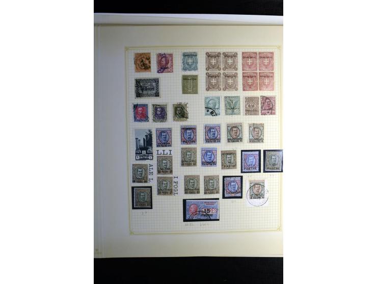 1860/1960 (ca.), postfrischer, ungebrauchter und gestempelter Sammlungsbestand im Album, dabei viel besseres Material