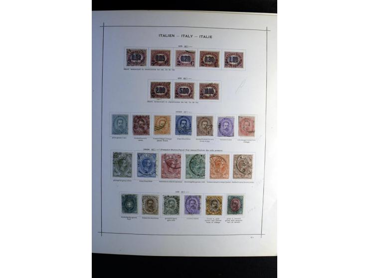 1860/1960 (ca.), postfrischer, ungebrauchter und gestempelter Sammlungsbestand im Album, dabei viel besseres Material