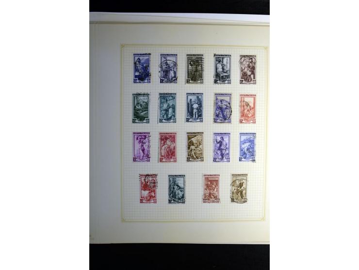1860/1960 (ca.), postfrischer, ungebrauchter und gestempelter Sammlungsbestand im Album, dabei viel besseres Material