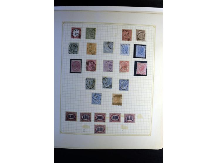 1860/1960 (ca.), postfrischer, ungebrauchter und gestempelter Sammlungsbestand im Album, dabei viel besseres Material