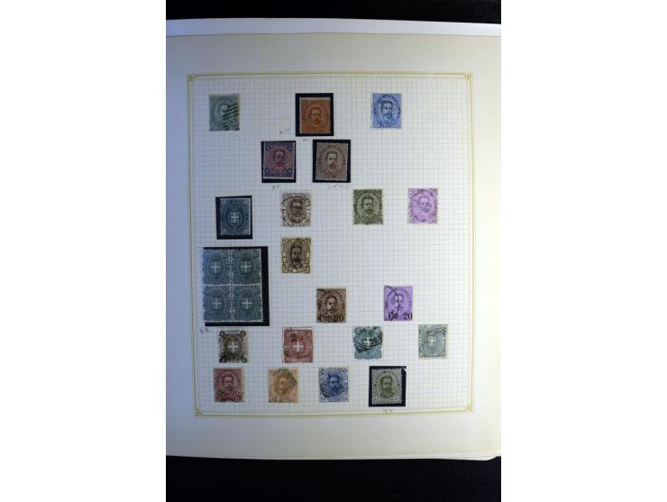 1860/1960 (ca.), postfrischer, ungebrauchter und gestempelter Sammlungsbestand im Album, dabei viel besseres Material