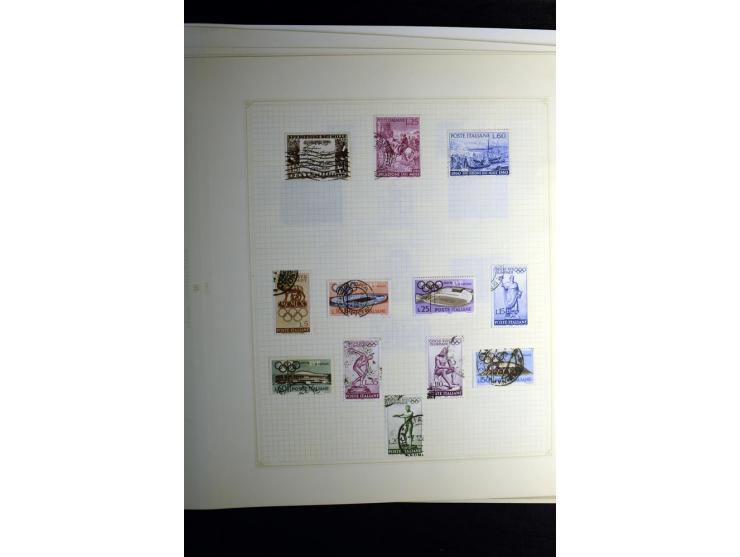 1860/1960 (ca.), postfrischer, ungebrauchter und gestempelter Sammlungsbestand im Album, dabei viel besseres Material