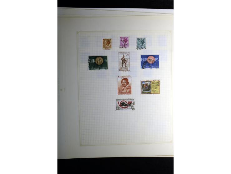 1860/1960 (ca.), postfrischer, ungebrauchter und gestempelter Sammlungsbestand im Album, dabei viel besseres Material