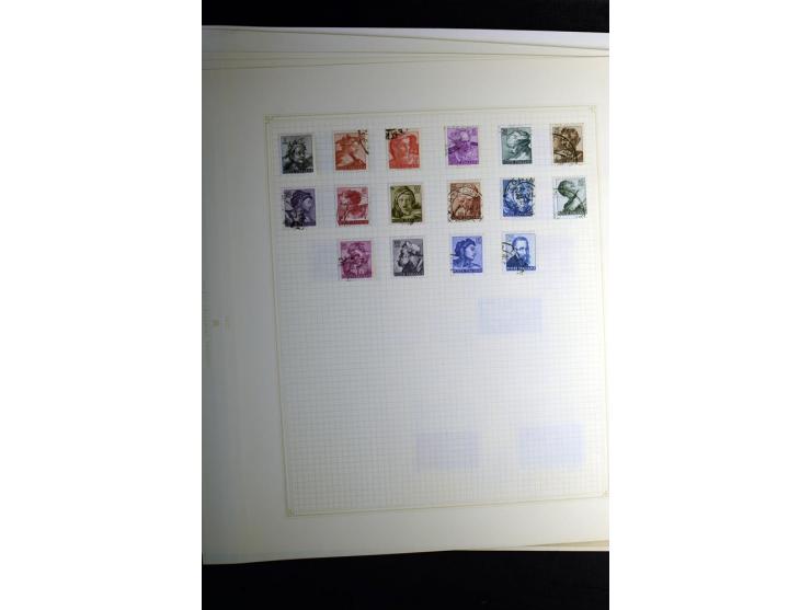 1860/1960 (ca.), postfrischer, ungebrauchter und gestempelter Sammlungsbestand im Album, dabei viel besseres Material