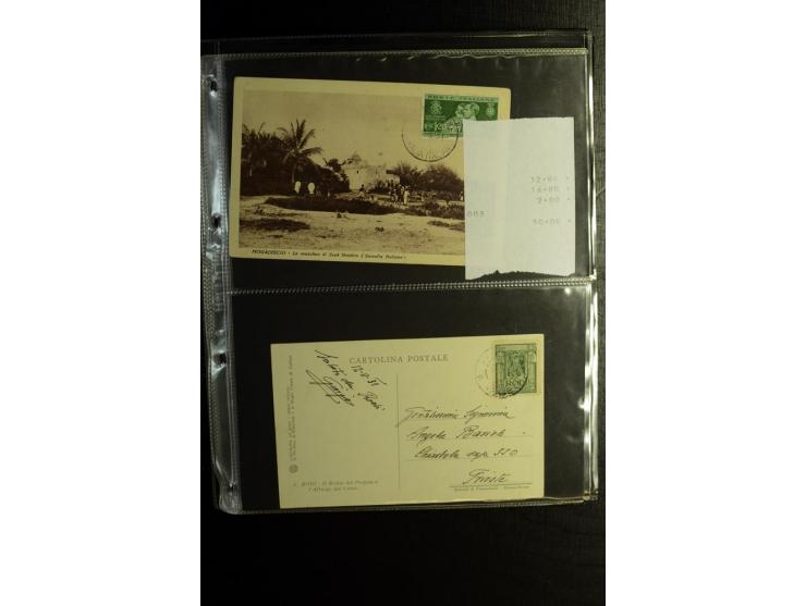 1913/41 (ca.), Partie Briefe, Karten und Ganzsachen, dabei Reco und Luftpost