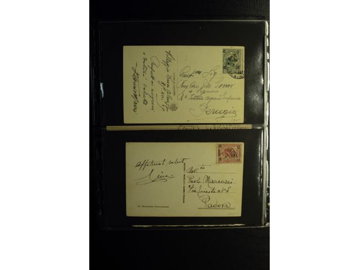 1913/41 (ca.), Partie Briefe, Karten und Ganzsachen, dabei Reco und Luftpost