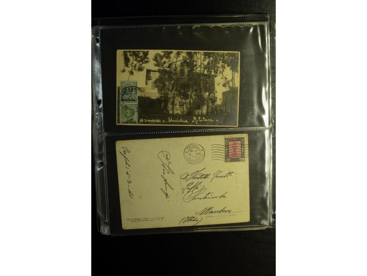 1913/41 (ca.), Partie Briefe, Karten und Ganzsachen, dabei Reco und Luftpost