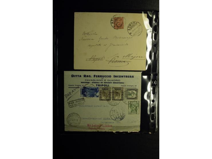 1913/41 (ca.), Partie Briefe, Karten und Ganzsachen, dabei Reco und Luftpost