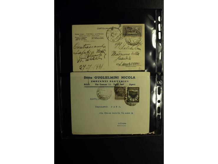 1913/41 (ca.), Partie Briefe, Karten und Ganzsachen, dabei Reco und Luftpost