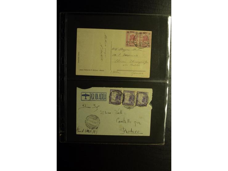 1913/41 (ca.), Partie Briefe, Karten und Ganzsachen, dabei Reco und Luftpost