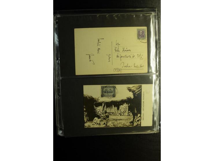 1913/41 (ca.), Partie Briefe, Karten und Ganzsachen, dabei Reco und Luftpost