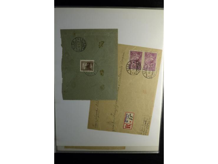 1893/1964, Sammlungen von rund 100 Reco-Briefen und Karten von der russischen über die lettische und deutsche bis zur sowjeti