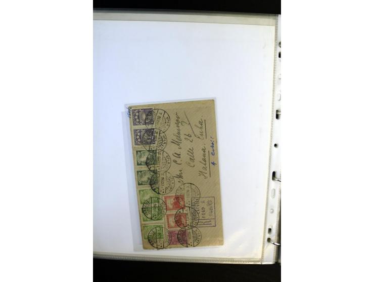 1893/1964, Sammlungen von rund 100 Reco-Briefen und Karten von der russischen über die lettische und deutsche bis zur sowjeti