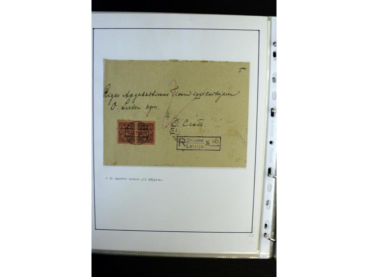 1893/1964, Sammlungen von rund 100 Reco-Briefen und Karten von der russischen über die lettische und deutsche bis zur sowjeti