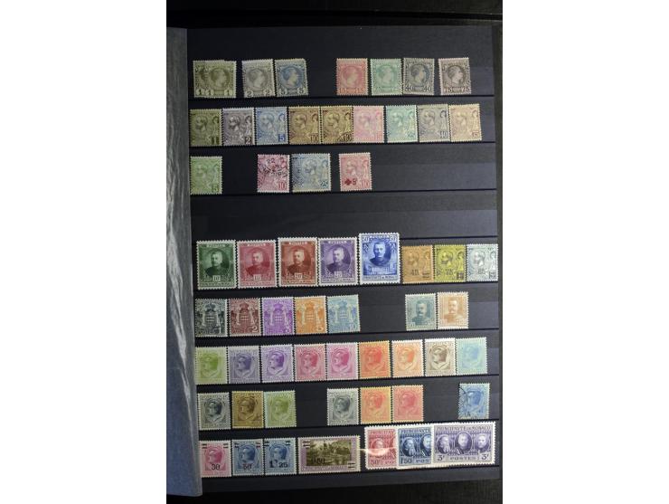 1885/2008, postfrische und ungebrauchte reichhaltige Sammlung mit u.a. Mi.-Nr. 1-9, 11-21, 190-99, Bl.3A+B, 4A+B etc.