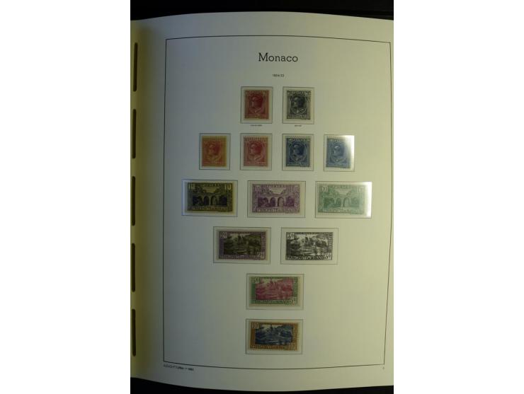 1885/2008, postfrische und ungebrauchte reichhaltige Sammlung mit u.a. Mi.-Nr. 1-9, 11-21, 190-99, Bl.3A+B, 4A+B etc.
